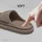 LetterLogo Cloud Slides ThickSole AntiSlip Beach Indoor Summer Restoration Sandals 5