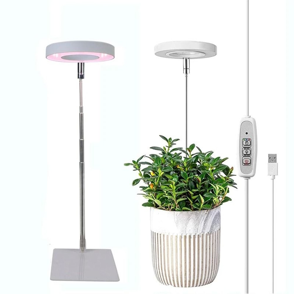 SolarFlux Telescopic Growth Interface Full Spectrum Indoor LED Fill Light Seasonal Botanical Supp 0