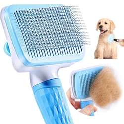 kinetic-eject self-cleaning grooming interface