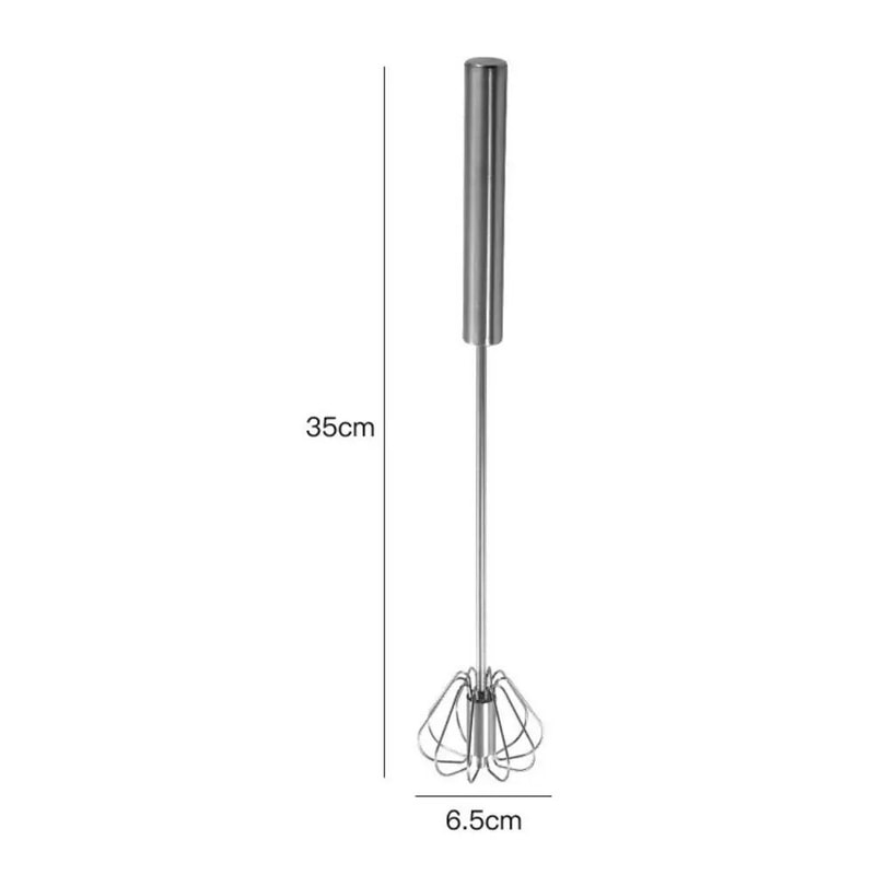 SemiAutomatic Stainless Steel Rotary Whisk And Manual Mixer 6