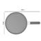 Silicone Kitchen Splatter Screen With Handle And HeatResisting Oil Splash Guard 7