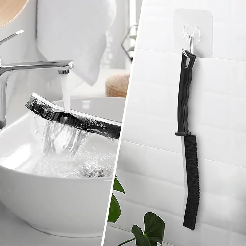 UltraThin HardBristle Gap Cleaning Brush And Angled Crevice Tool 5