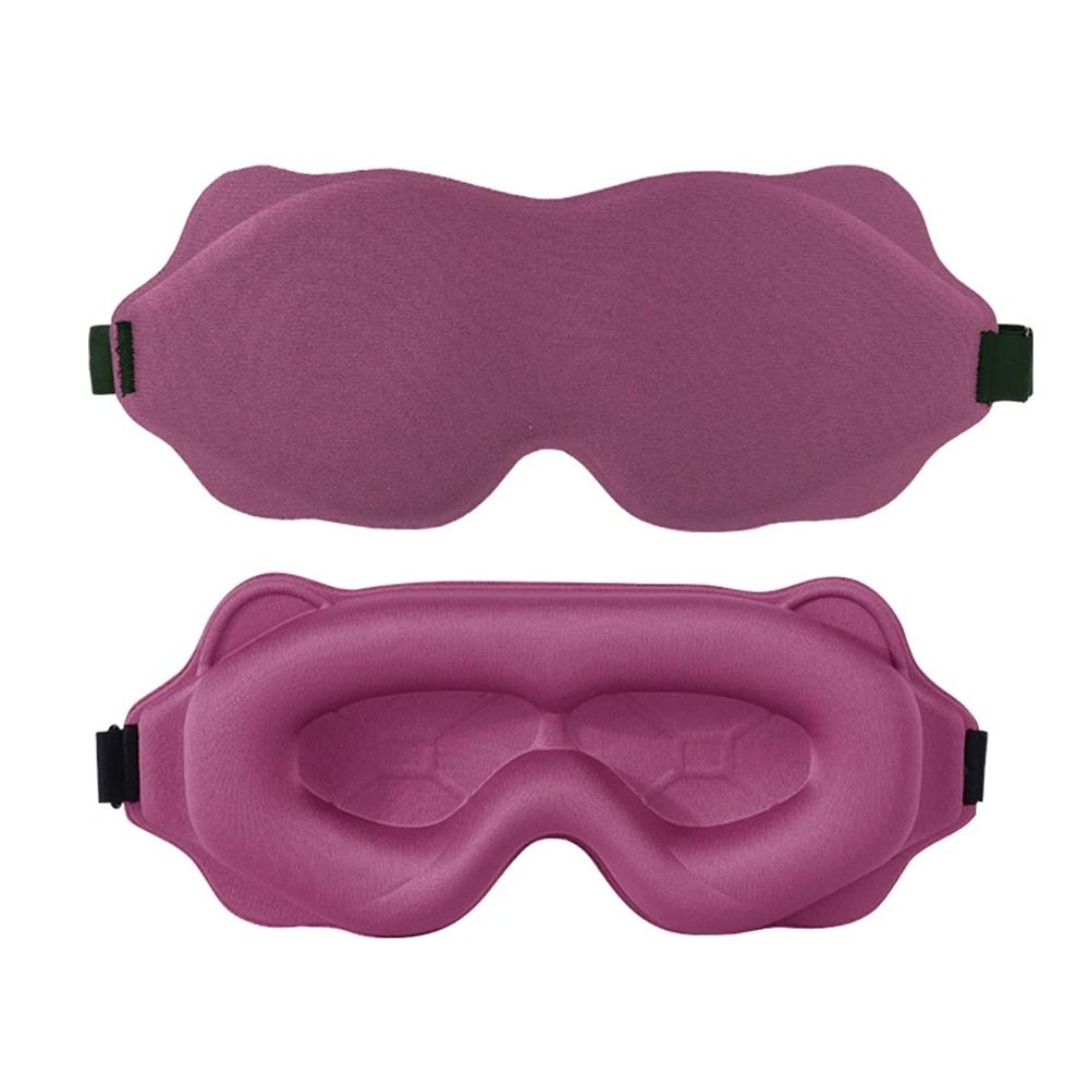 3D Contoured Blackout Sleep Mask And Breathable Night Eye Shade 9