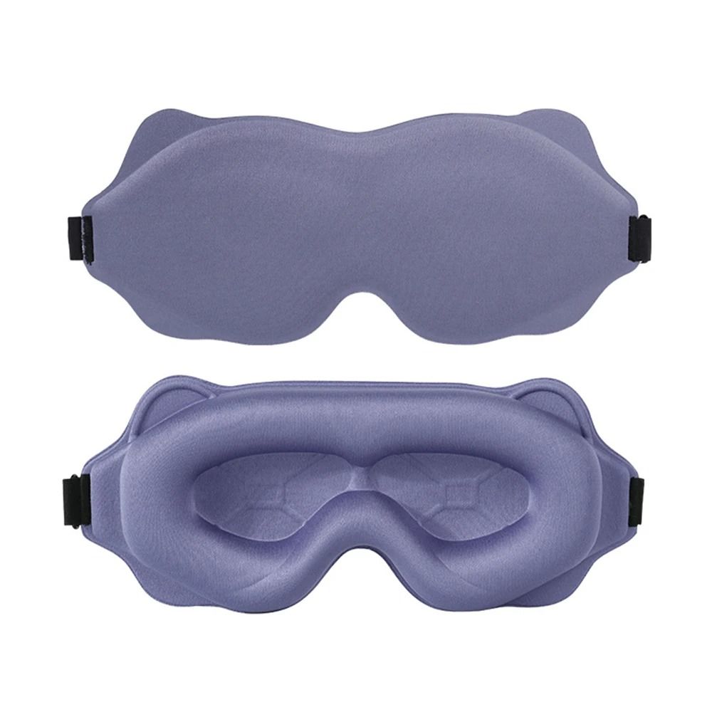 3D Contoured Blackout Sleep Mask And Breathable Night Eye Shade 10