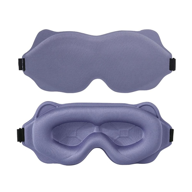 3D Contoured Blackout Sleep Mask And Breathable Night Eye Shade 10