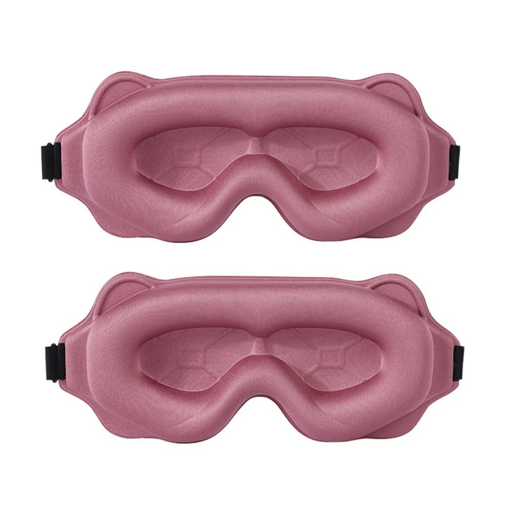 3D Contoured Blackout Sleep Mask And Breathable Night Eye Shade 11