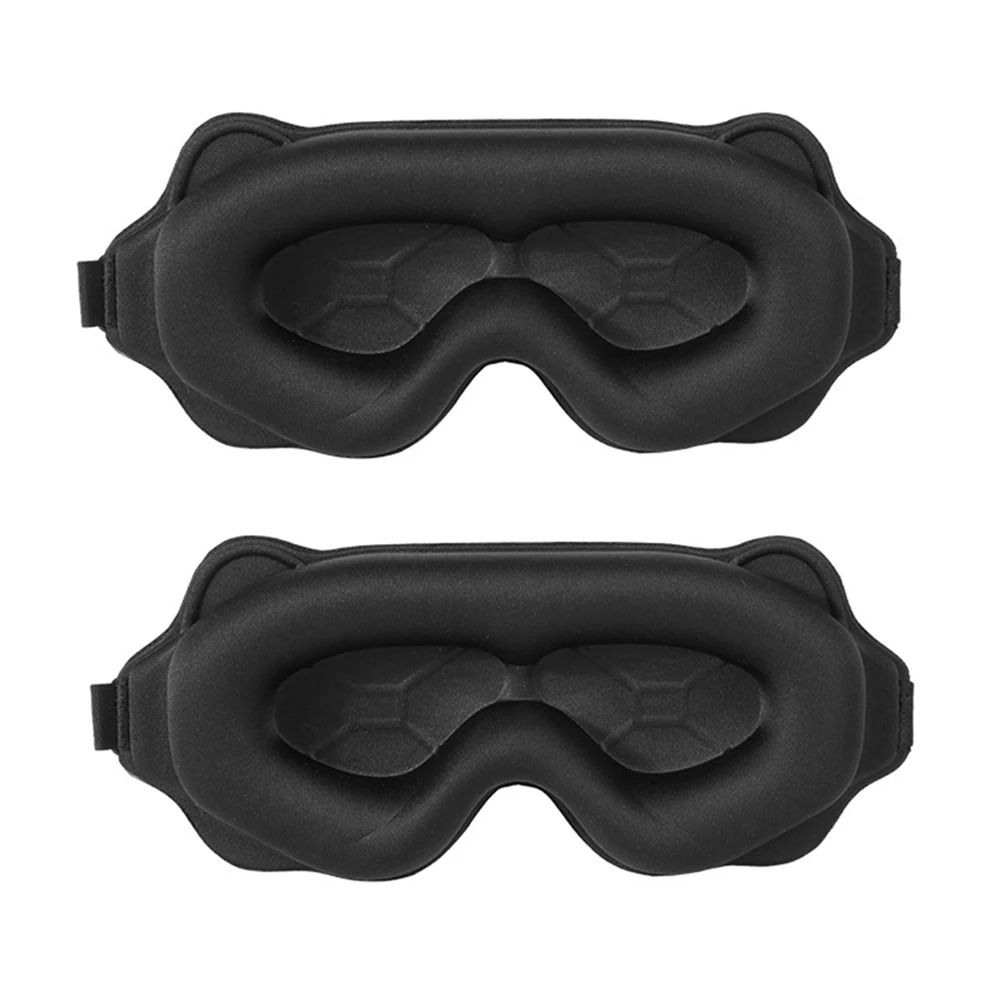3D Contoured Blackout Sleep Mask And Breathable Night Eye Shade 14