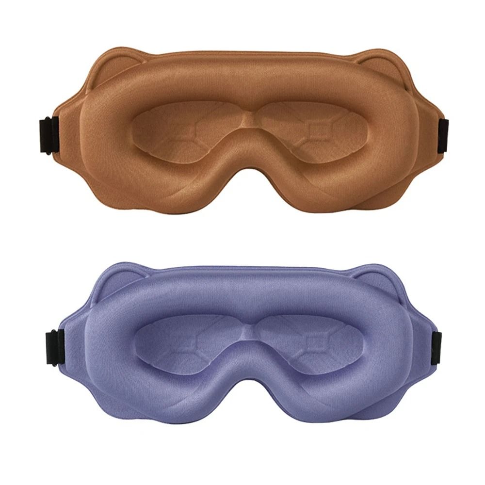 3D Contoured Blackout Sleep Mask And Breathable Night Eye Shade 18
