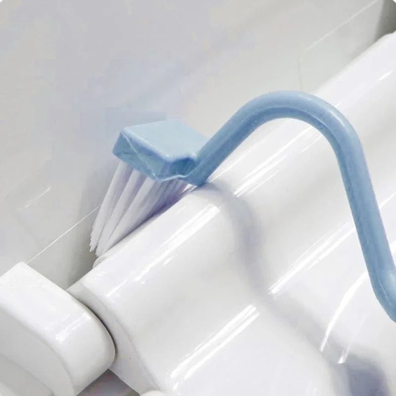 SShape Curved Toilet Cleaning Brush And Corner Scrubbing Tool 4