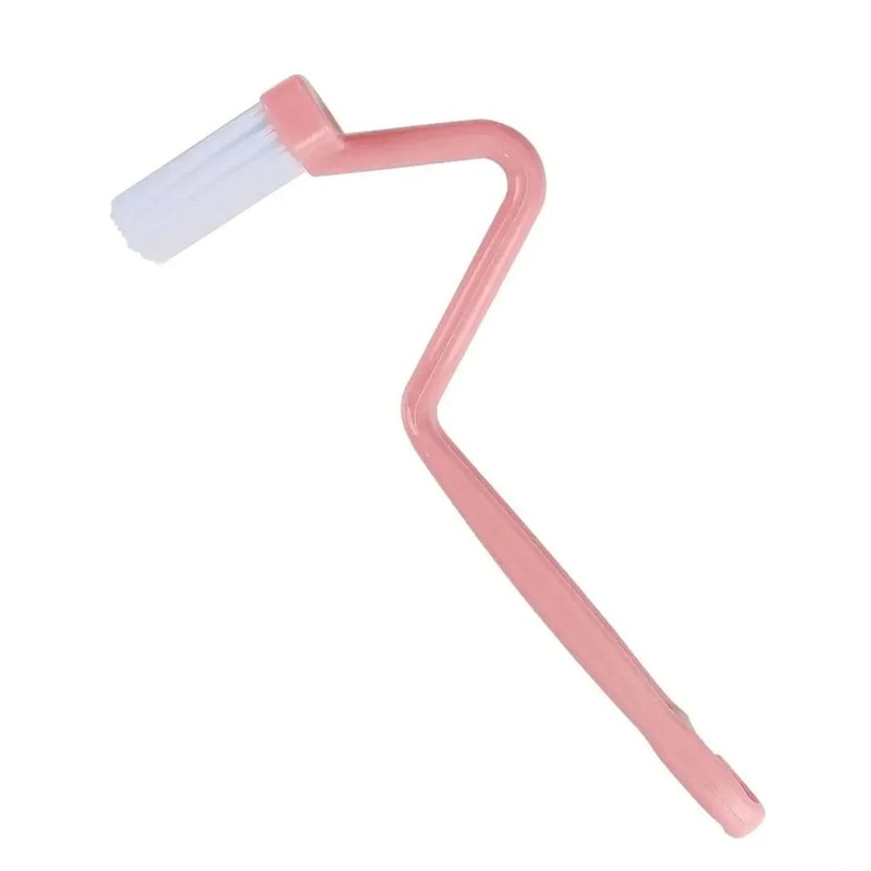 SShape Curved Toilet Cleaning Brush And Corner Scrubbing Tool 8