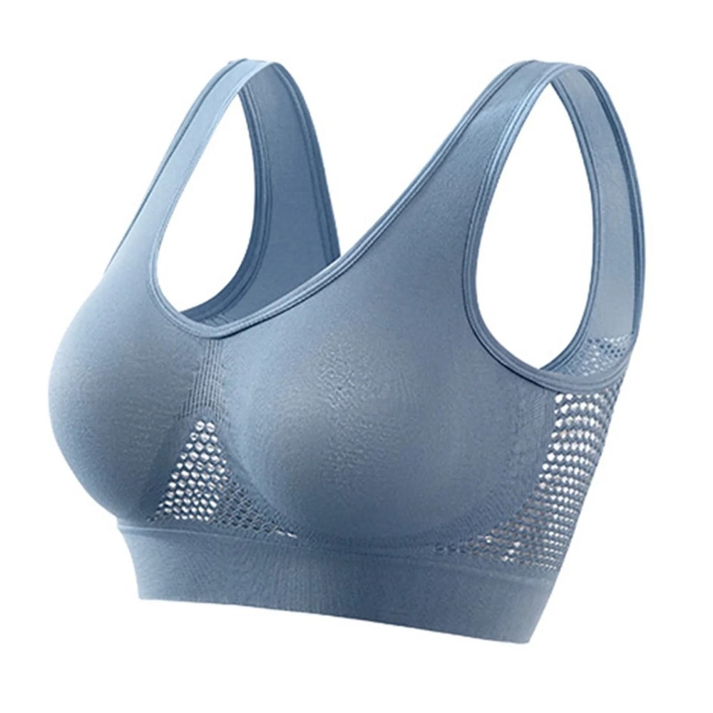 Seamless FrontClosure WireFree Bra With WideStrap Support System 9