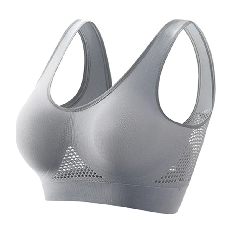 Seamless FrontClosure WireFree Bra With WideStrap Support System 12