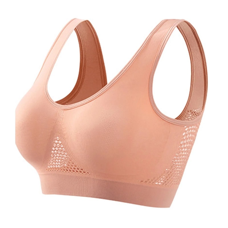 Seamless FrontClosure WireFree Bra With WideStrap Support System 14