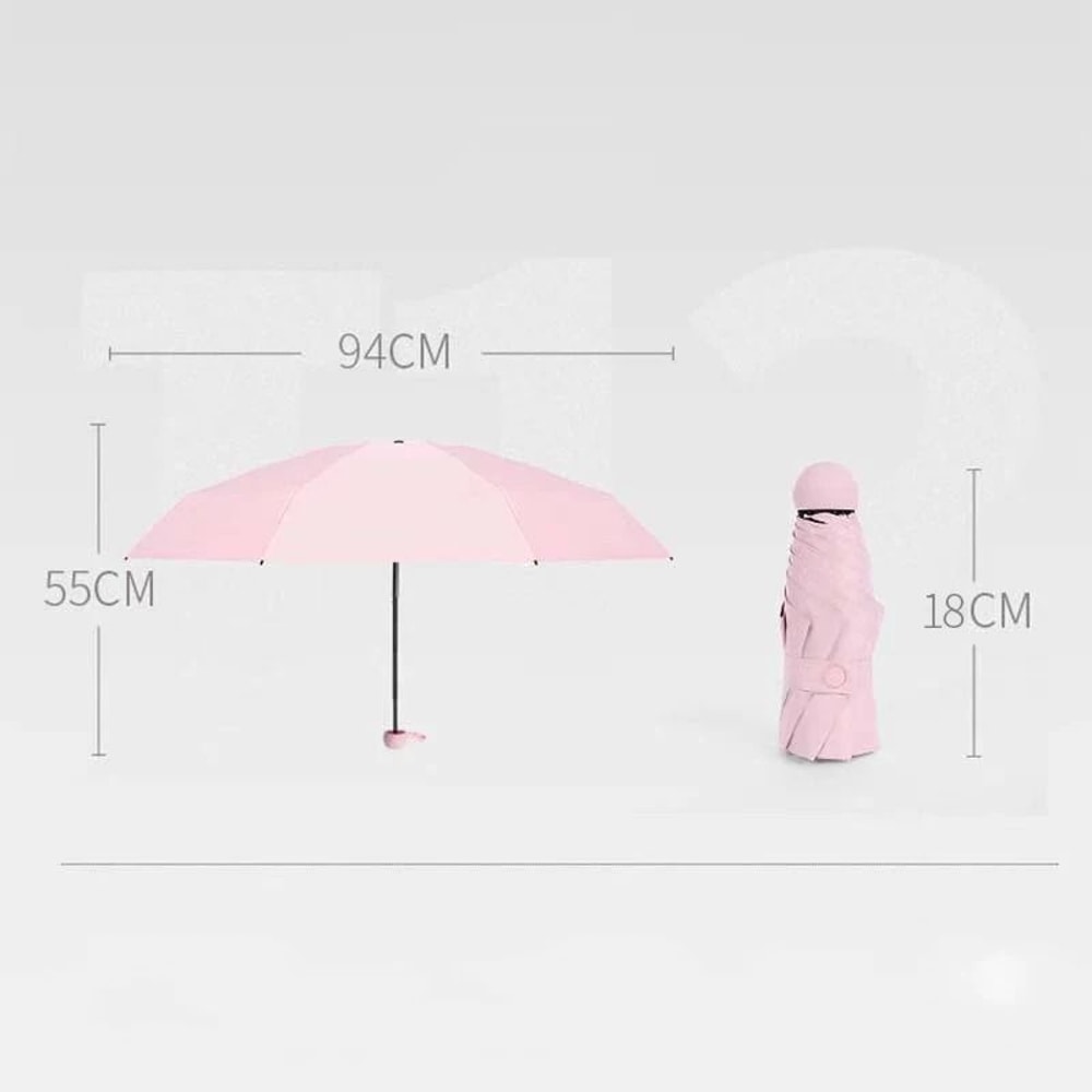 Mini Portable Capsule Umbrella For Dual Use Sun And Rain Protection 5