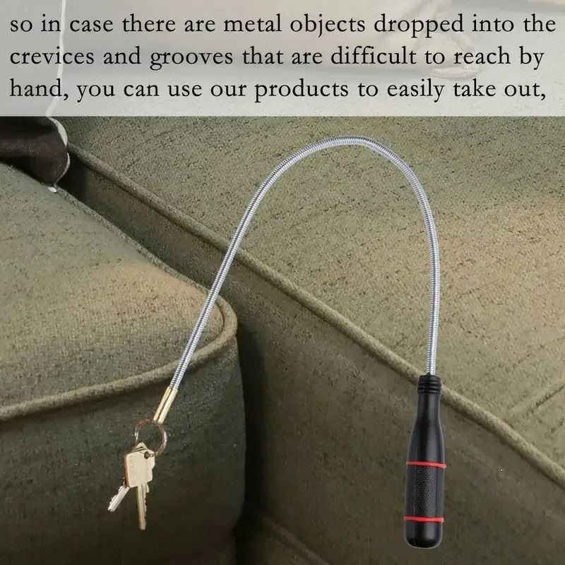 Flexible Magnetic Pickup Tool And Bendable Snake Suction Bar 1