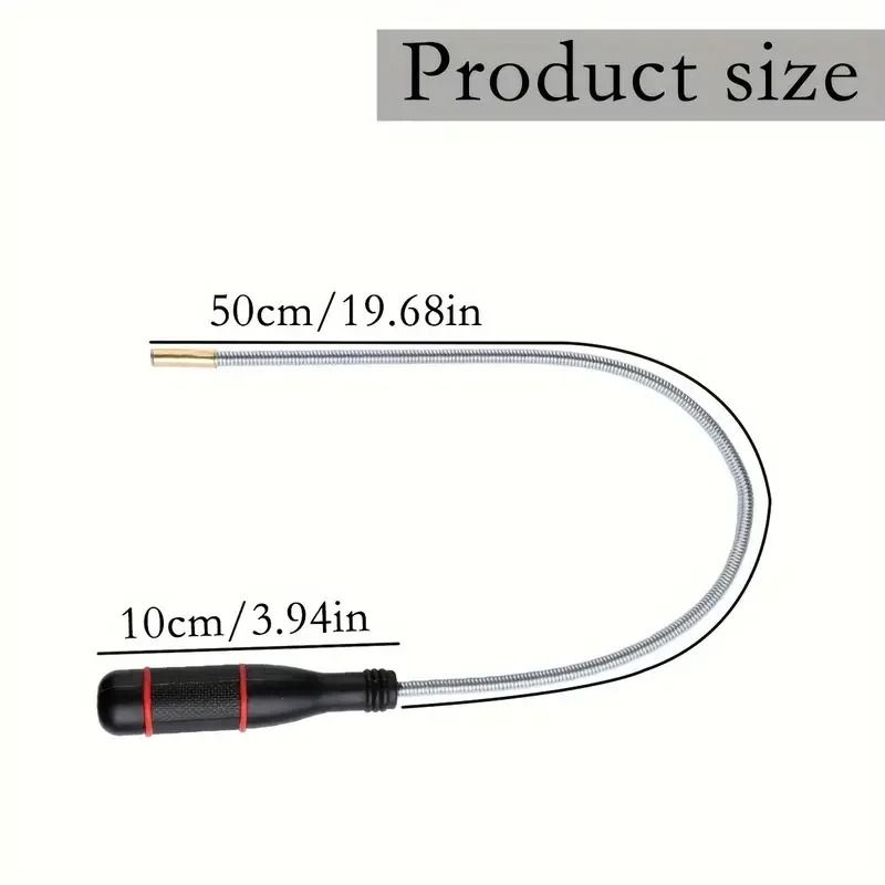 Flexible Magnetic Pickup Tool And Bendable Snake Suction Bar 5