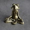 Retro Pure Copper Zen Frog Incense Holder And Tea Pet Ornament 2