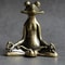 Retro Pure Copper Zen Frog Incense Holder And Tea Pet Ornament 4