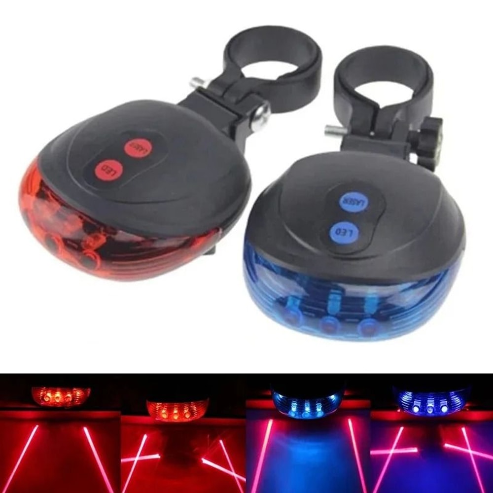 Bicycle LED Laser Waterproof Safety Warning Taillight 1