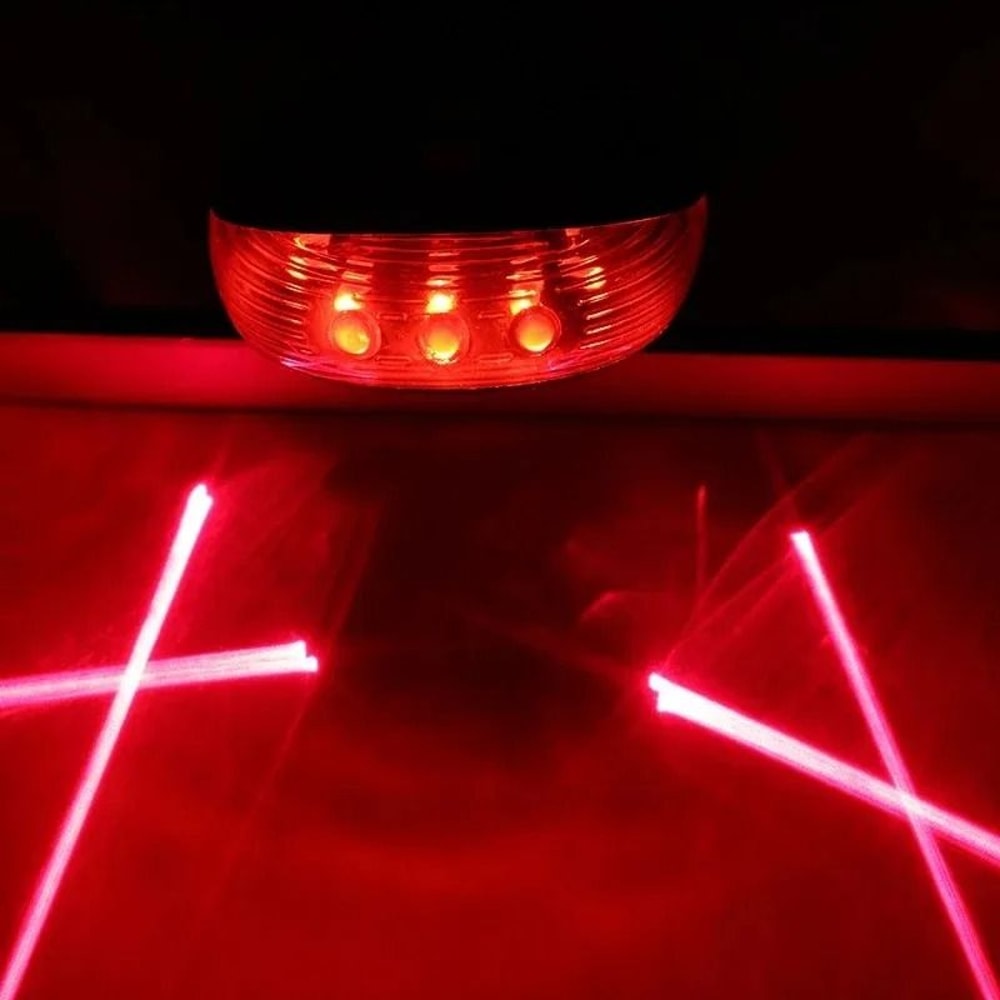 Bicycle LED Laser Waterproof Safety Warning Taillight 6