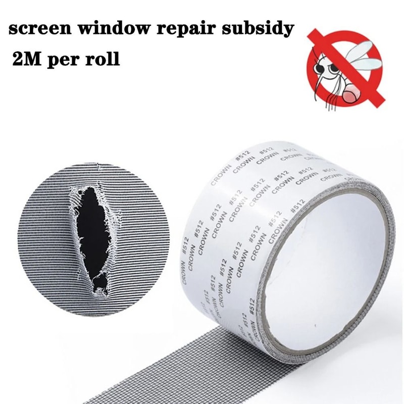 SelfAdhesive Waterproof Window Screen Repair Tape And AntiInsect Mesh Patch 1