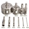 10Piece Diamond Coated Core Drill Bit And Hole Saw Set 6
