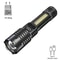 Heinast HighPower LED Flashlight With Tactical COB Side Light 12