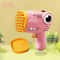 40Hole Dinosaur Electric Handheld Bubble Machine And Outdoor Party Launcher 6
