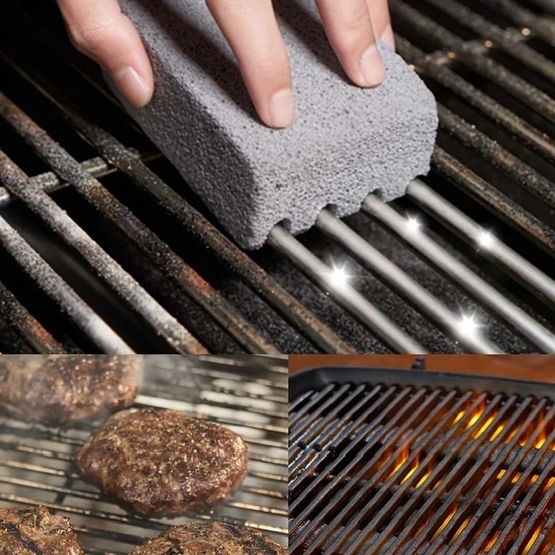 HighPerformance Pumice BBQ Grill Cleaning Brick And Decontamination Block 0