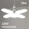 Deformable E27 FanShape Foldable LED HighLuminance Garage Light 6