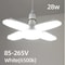 Deformable E27 FanShape Foldable LED HighLuminance Garage Light 7
