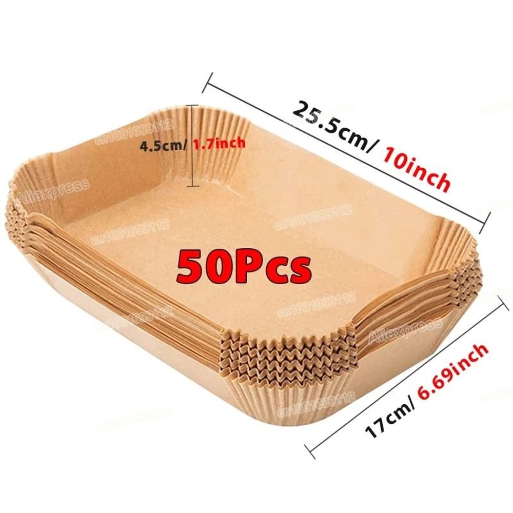 NonStick Disposable Air Fryer Parchment Paper Liners 12