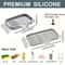Premium Silicone SelfDraining Sink Tray And Countertop Organizer 1