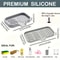 Premium Silicone SelfDraining Sink Tray And Countertop Organizer 1