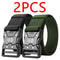 Tactical HighDurability Waist Belt With Automatic Mechanical Buckle 11