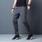 Mens Korean Classic SlimFit Elastic Waist Jogger Trousers 6