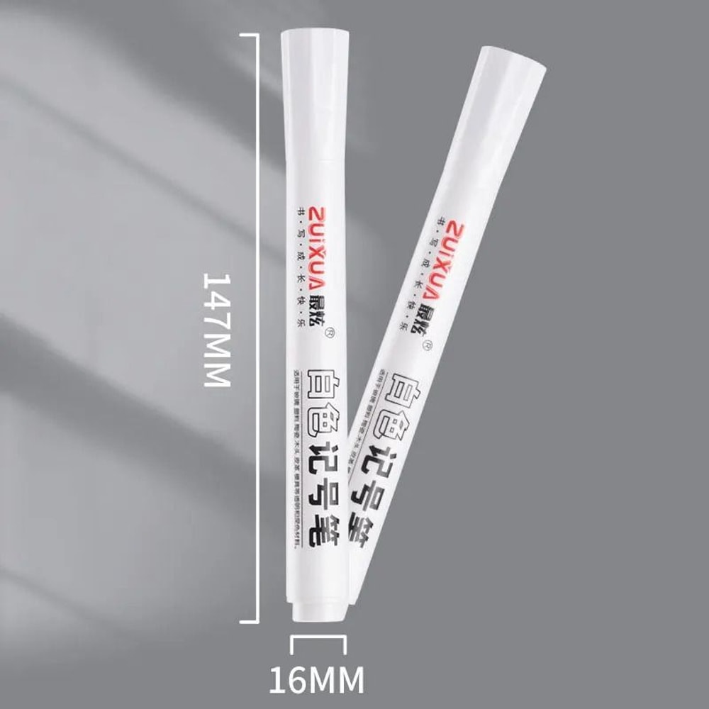 Waterproof Oily White Marker Pen And HighVisibility Graffiti Interface 2