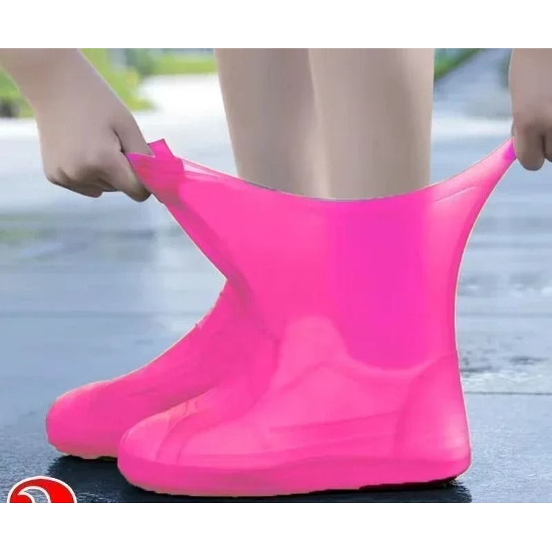 Silicone HighStretch Waterproof Shoe Covers And RainShield Interface 6