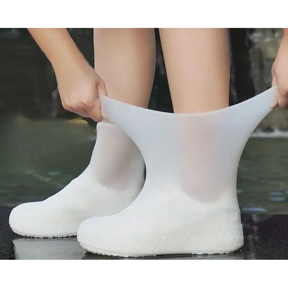 Silicone HighStretch Waterproof Shoe Covers And RainShield Interface 7