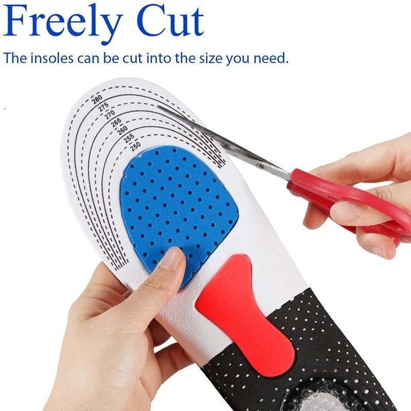 Orthopedic HighResilience Memory Foam And Gel Cushioning Insole Interface 3