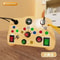 Montessori LED Sensory Busy Board And Cognitive Development Interface 6