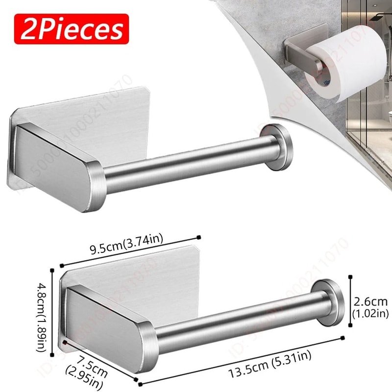Adhesive Bathroom Paper Towel Dispenser And Sanitary Storage Interface 13