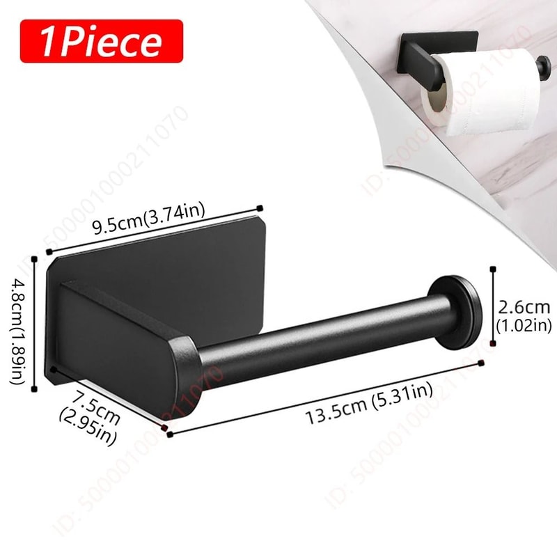 Adhesive Bathroom Paper Towel Dispenser And Sanitary Storage Interface 14