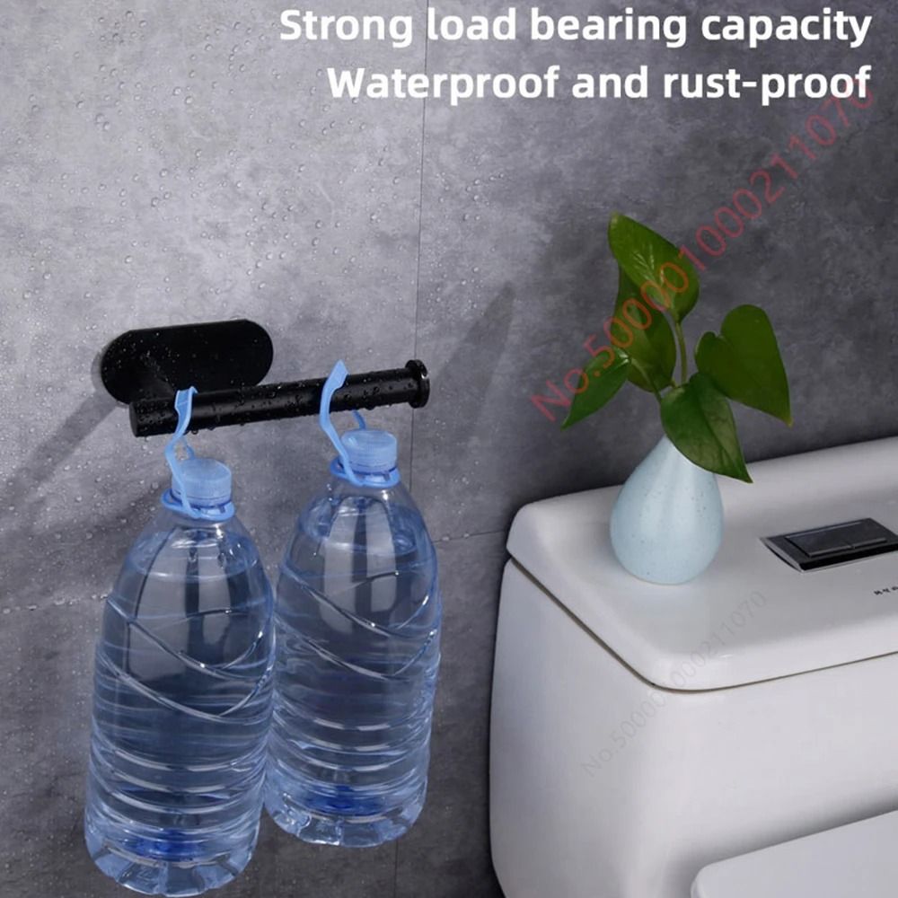 Adhesive Bathroom Paper Towel Dispenser And Sanitary Storage Interface 3
