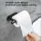 Adhesive Bathroom Paper Towel Dispenser And Sanitary Storage Interface 4