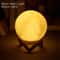 Geometric Moon Lamp Support Base And Ambient Display Interface 6