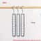 9Hole SpaceSaving MultiFunctional Wardrobe Interface 9