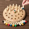 Montessori Wooden Memory Match Stick Chess And Cognitive Interface 0