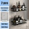 Space Aluminum NoDrill Wall Shelf And Sanitary Utility Interface 12