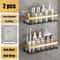 Space Aluminum NoDrill Wall Shelf And Sanitary Utility Interface 14